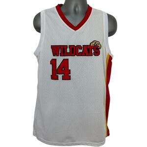 High School Musical Jersey Troy Bolton Wildcats 14 Basketball Men's Size 42